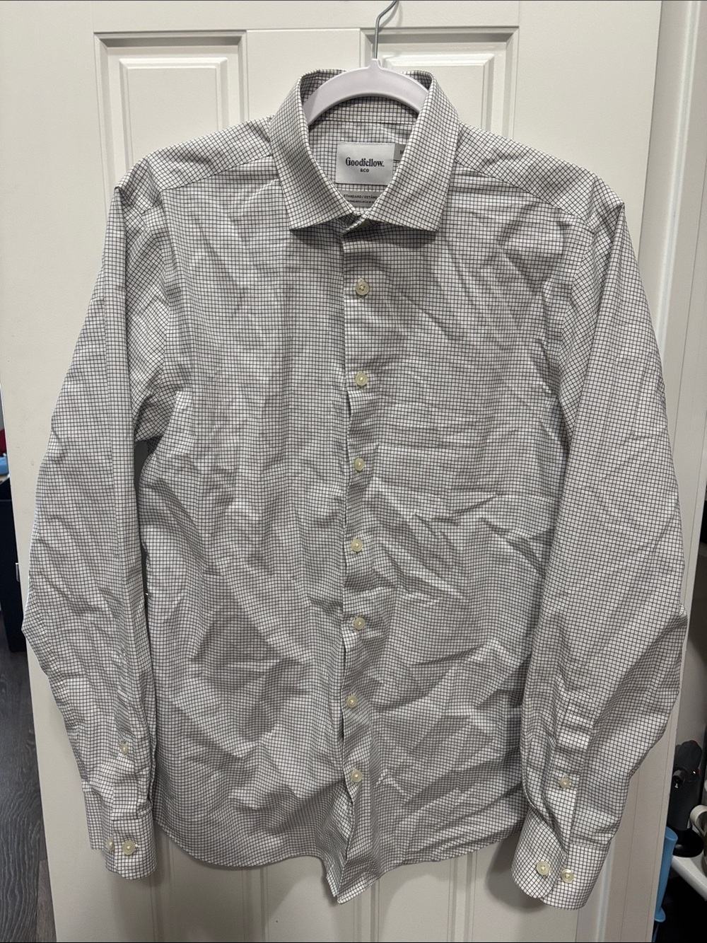 Goodfellow & Co Men's Micro-Check Dress Shirt